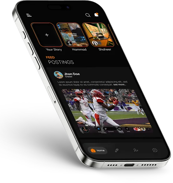 Chaser app on a phone